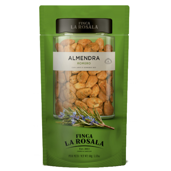 Amandes grillées au romarin
