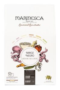 Paëlla au riz noir à l'encre seiche