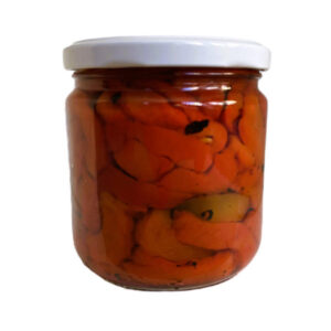 Poivrons grillés au feu de bois
