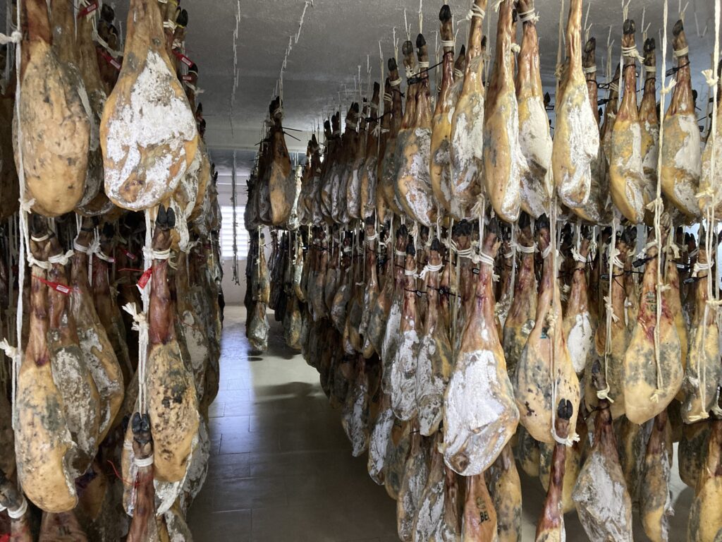 Affinage du jambon ibérique